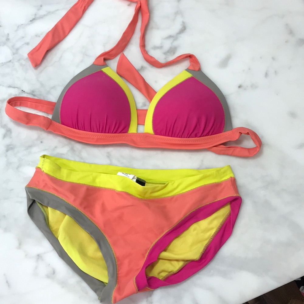 Multicolor Bikini Set